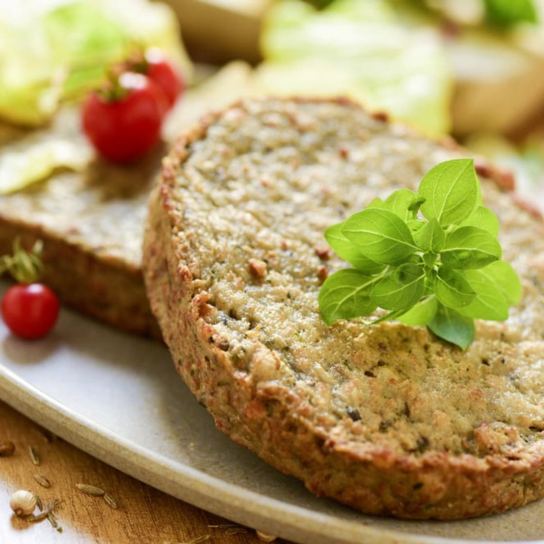 Hambúrguer de grão de bico
