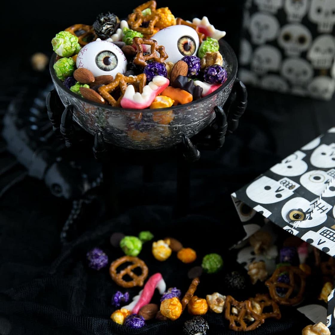 Halloween Monster Mash Party Mix Recipe