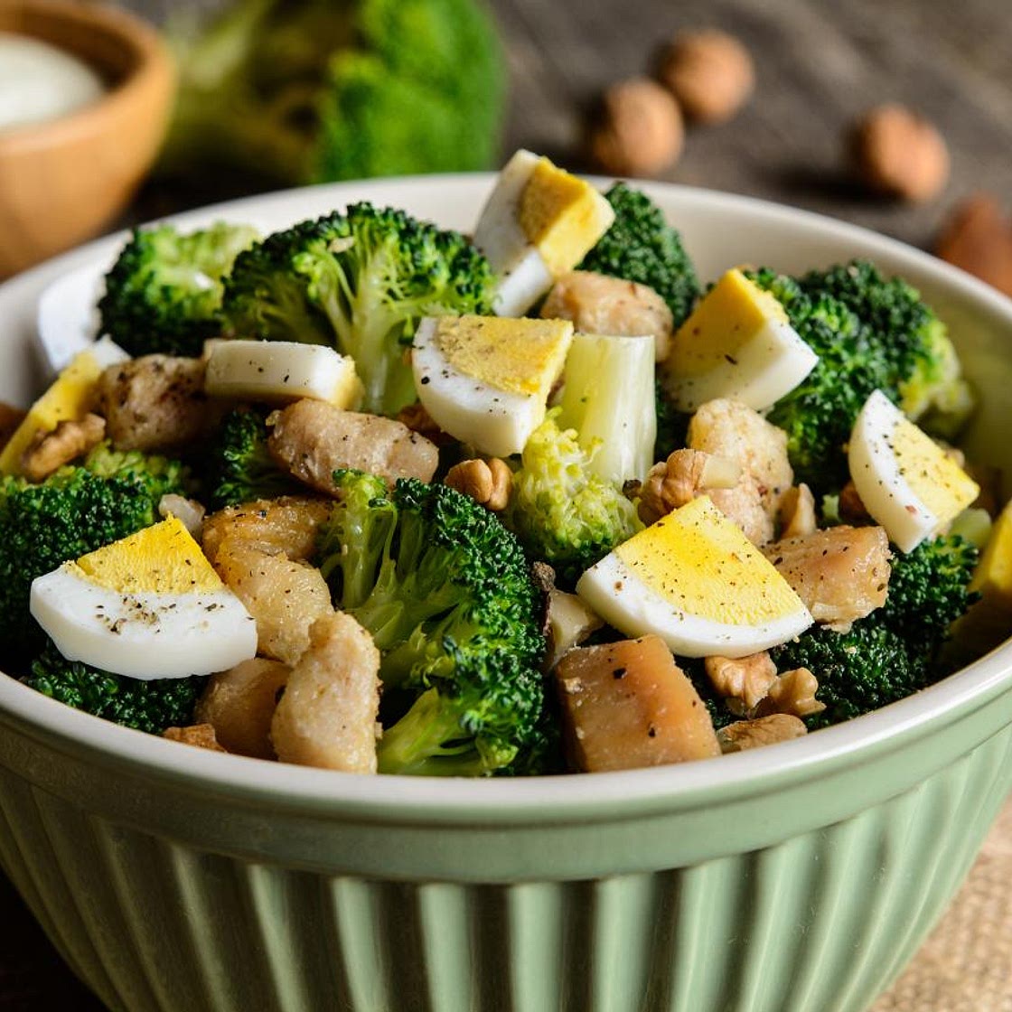 Receita de Salada de brócolis cozido