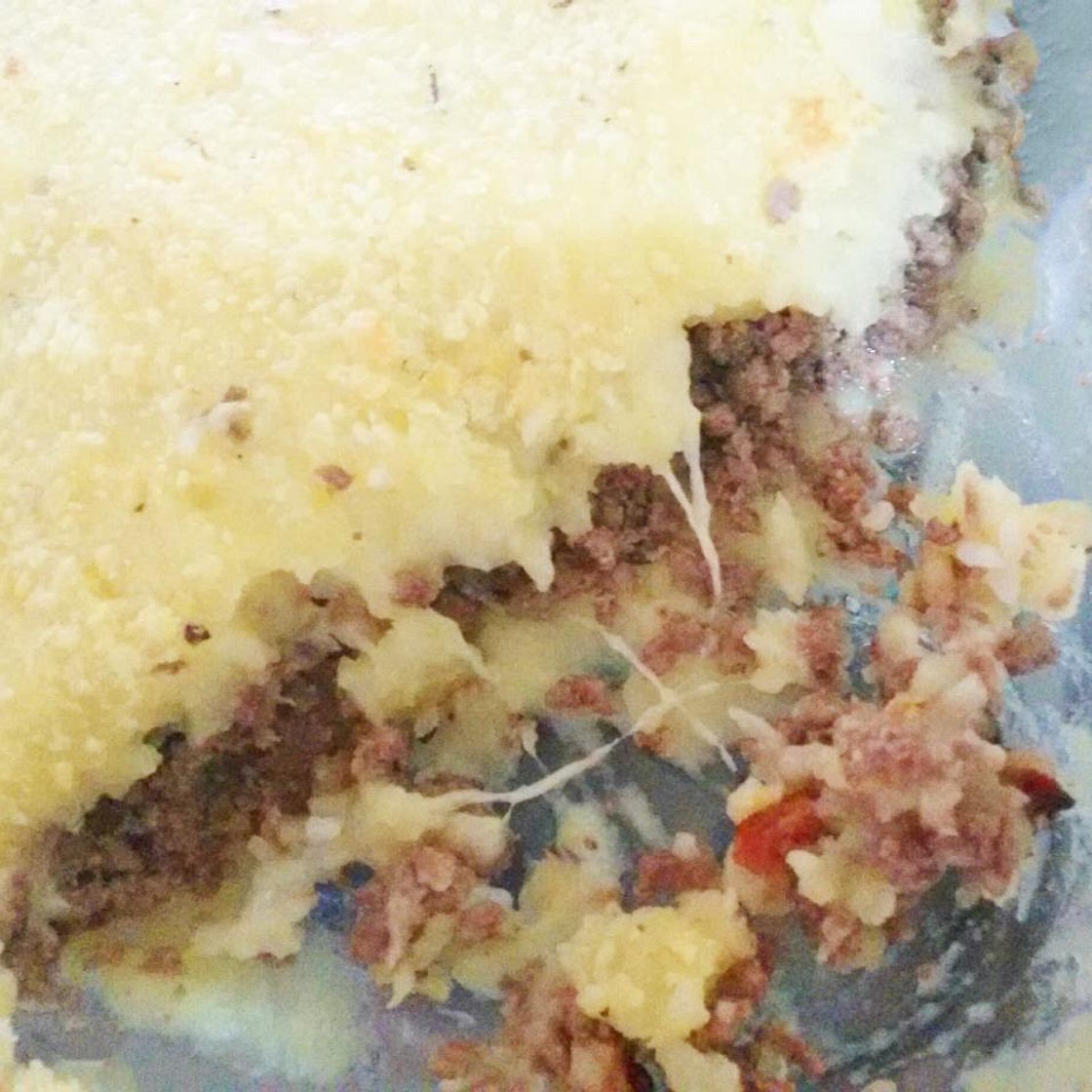 Receita de Escondidinho de carne moída com batata cremoso
