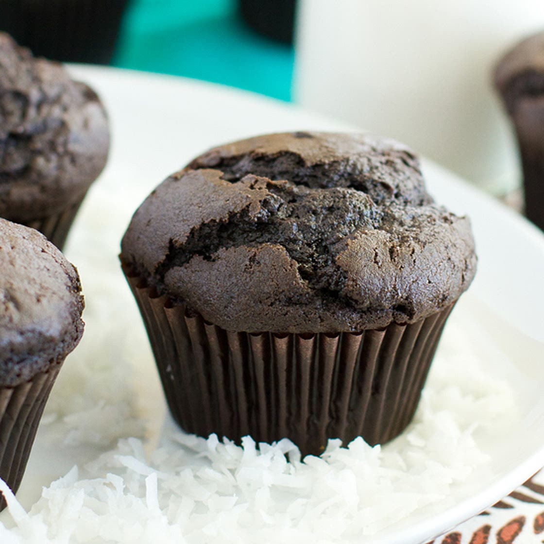 Chocolate Coconut Muffins Recipe