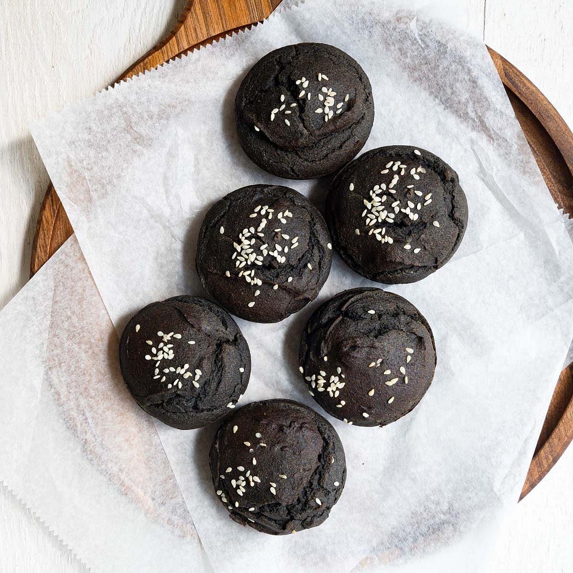 Healthy Black Sesame Date Cake