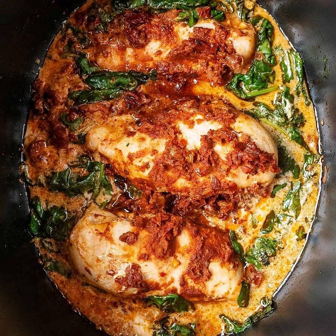 Slow Cooker Pesto Chicken