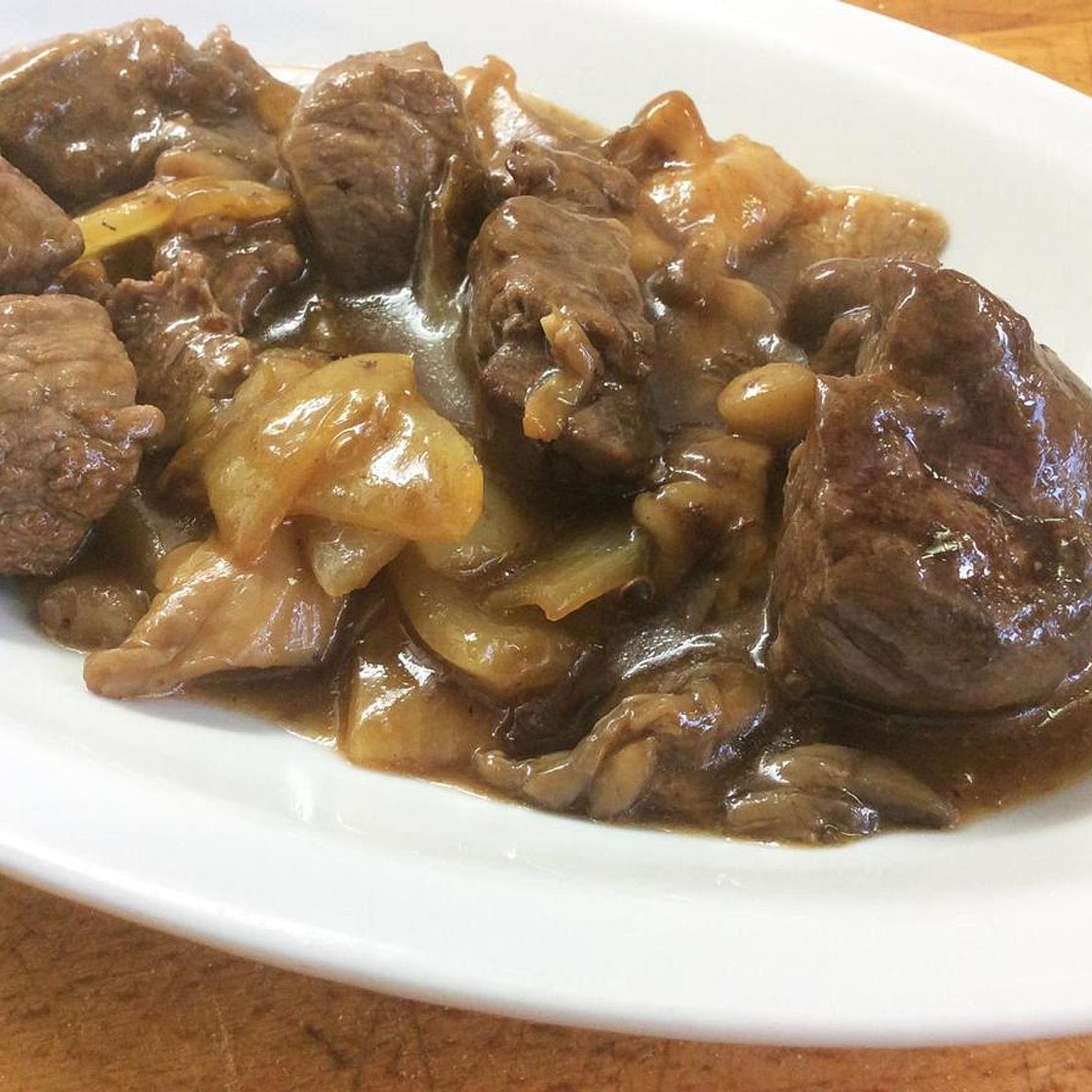 Receita de Vitela com cogumelos ao estilo chinês