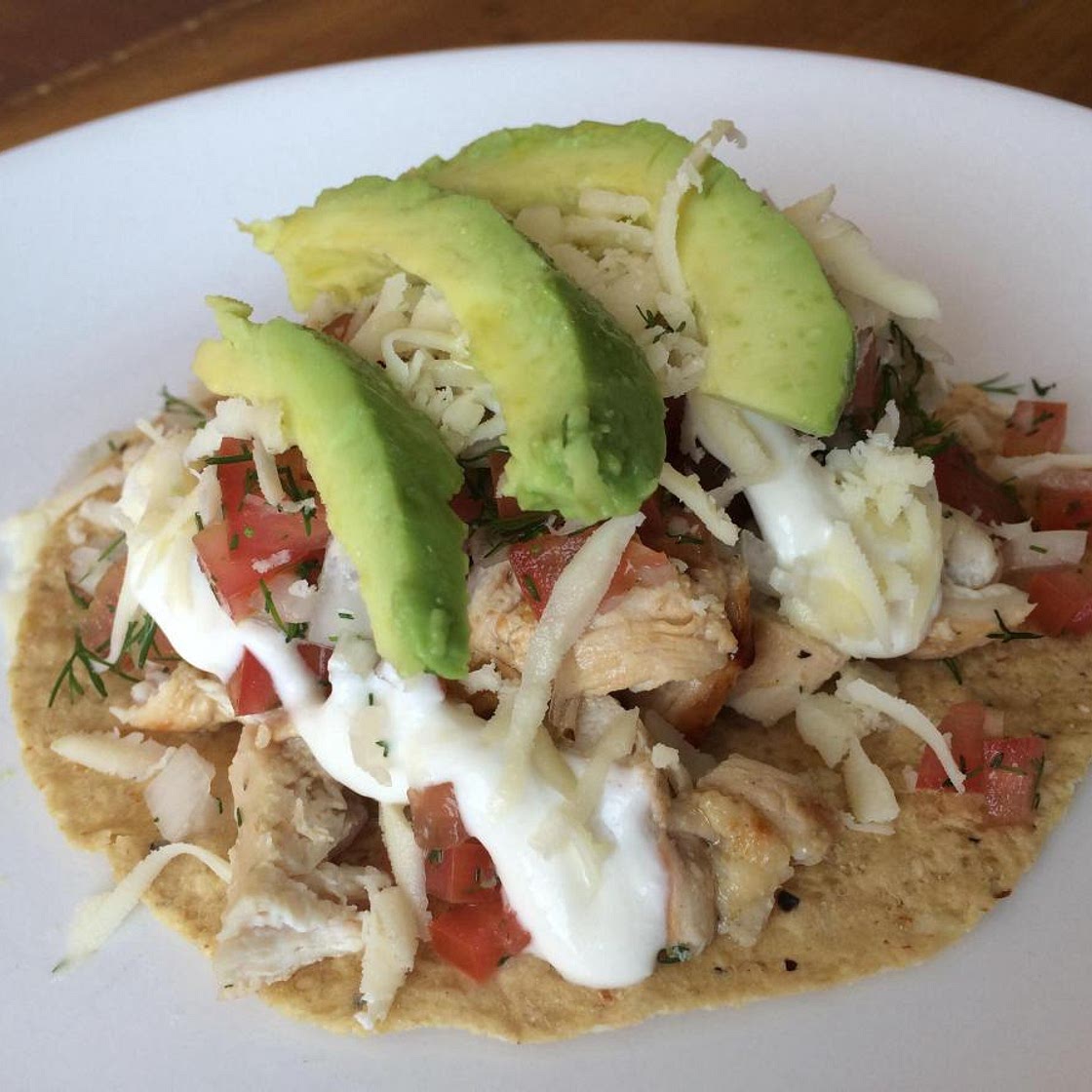Receita de Tortilha mexicana com frango