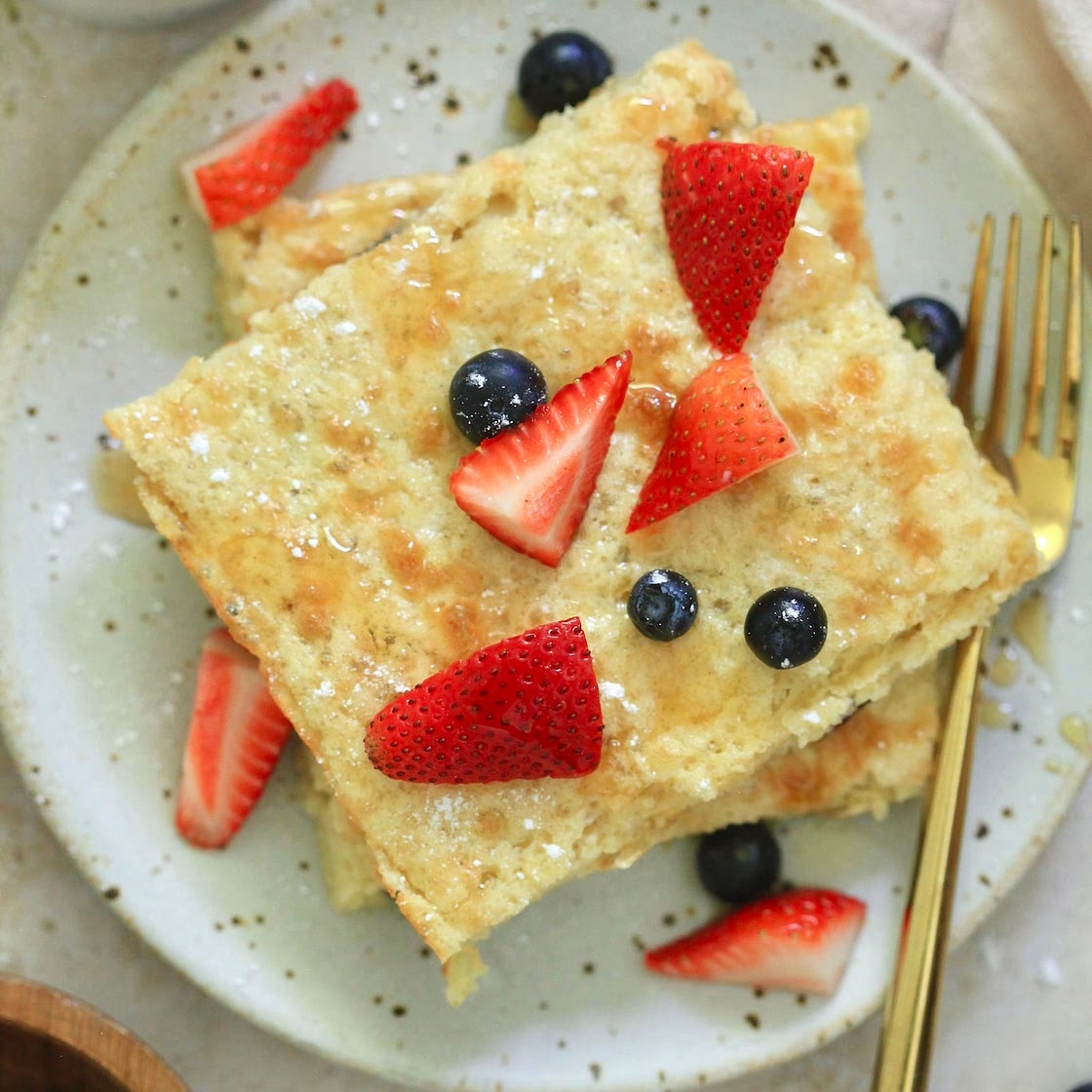 Sheet Pan Cottage Cheese Pancakes (20g protein!)