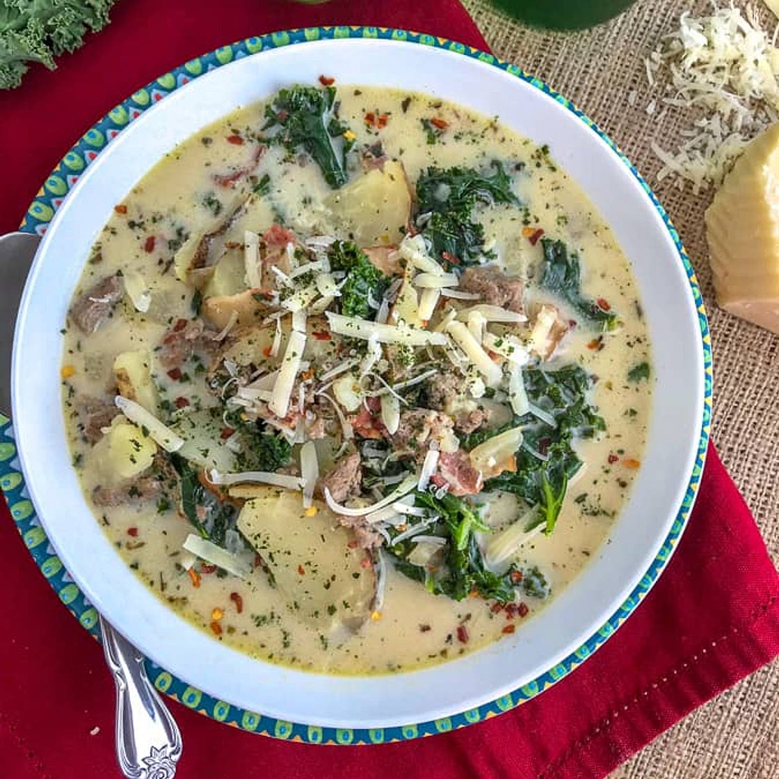 Easy One Pot Healthy Zuppa Toscana