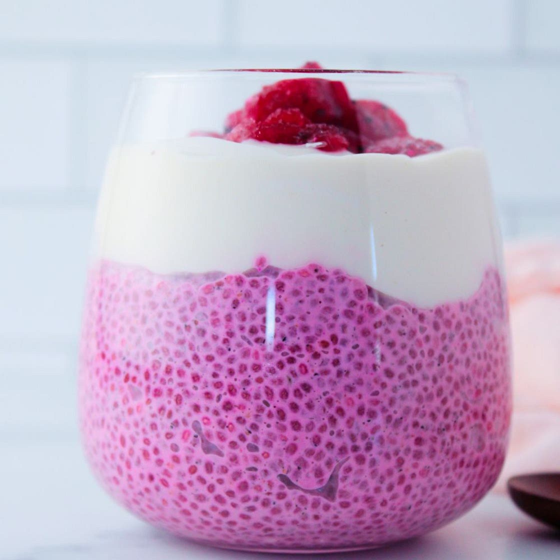 Dragon Fruit Chia Pudding