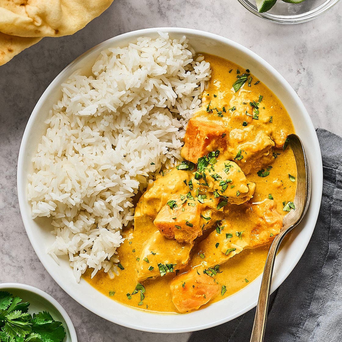 Slow Cooker Butternut Squash Chicken Curry