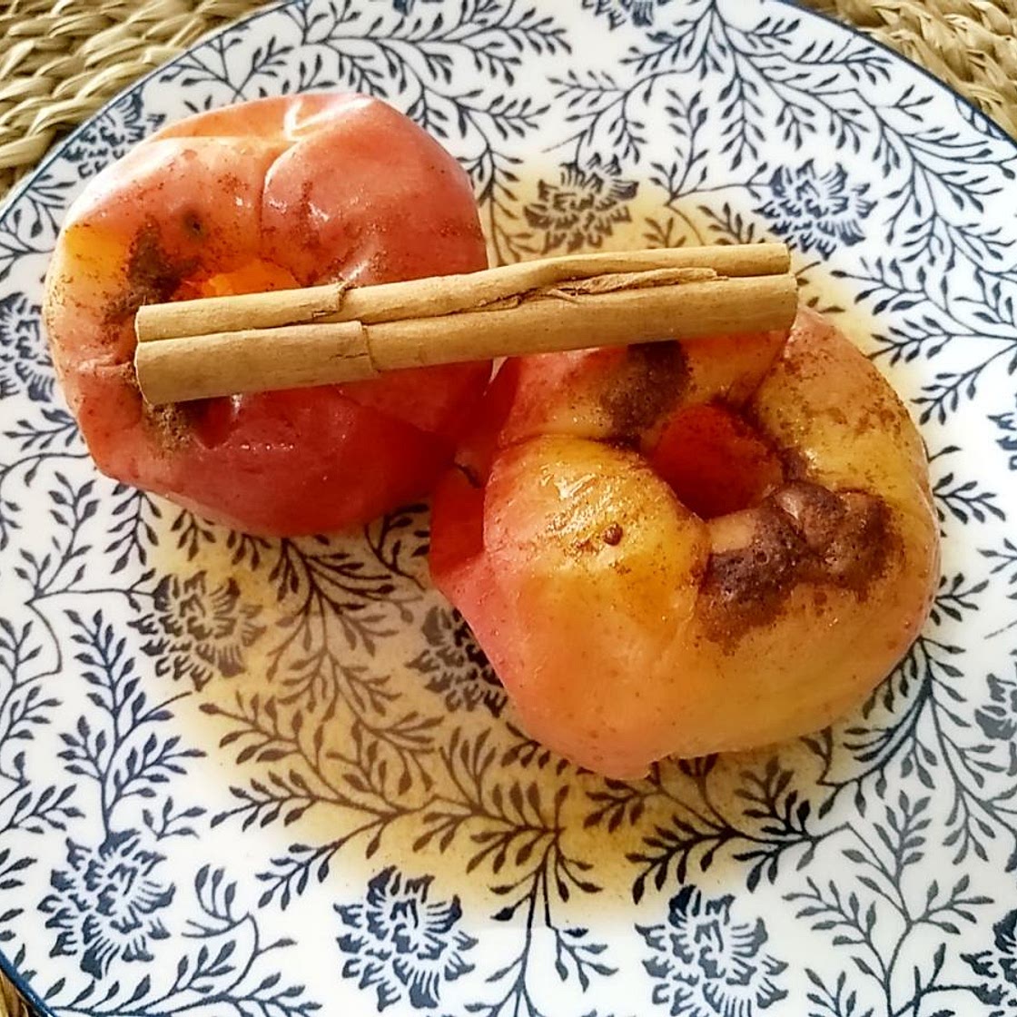 Receta de Manzanas asadas al microondas
