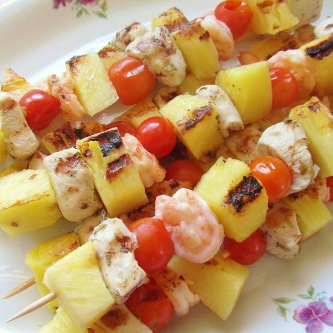 Receita de Espetinho de frango para churrasco