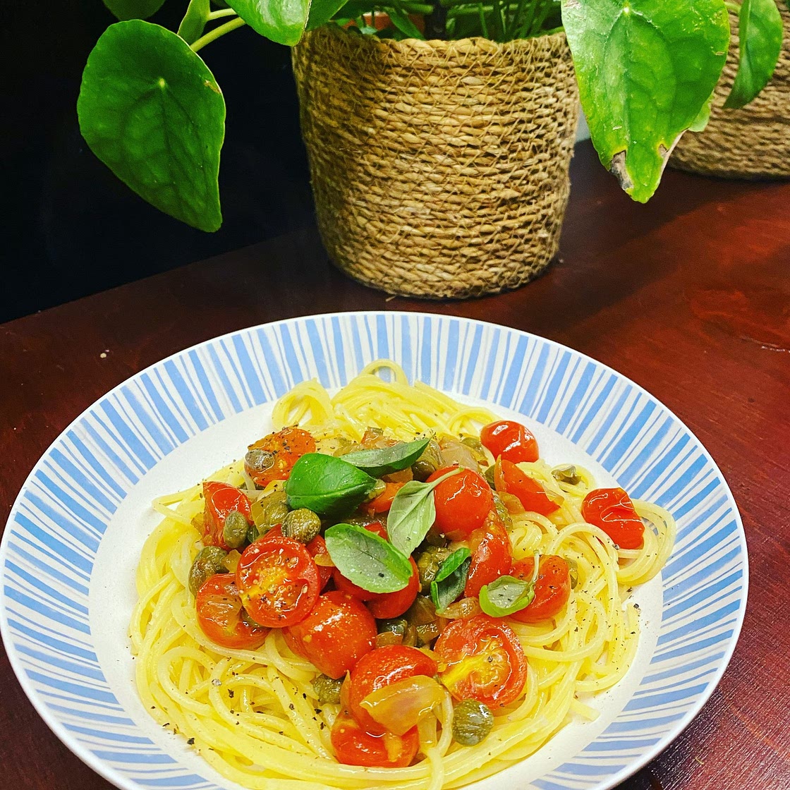 Lemon & Caper Spaghetti