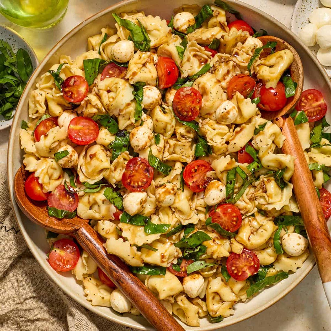 Tortellini Caprese Salad