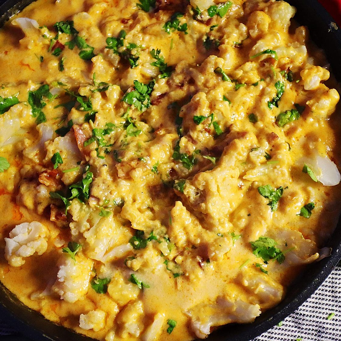Cauliflower Cheese with Bacon