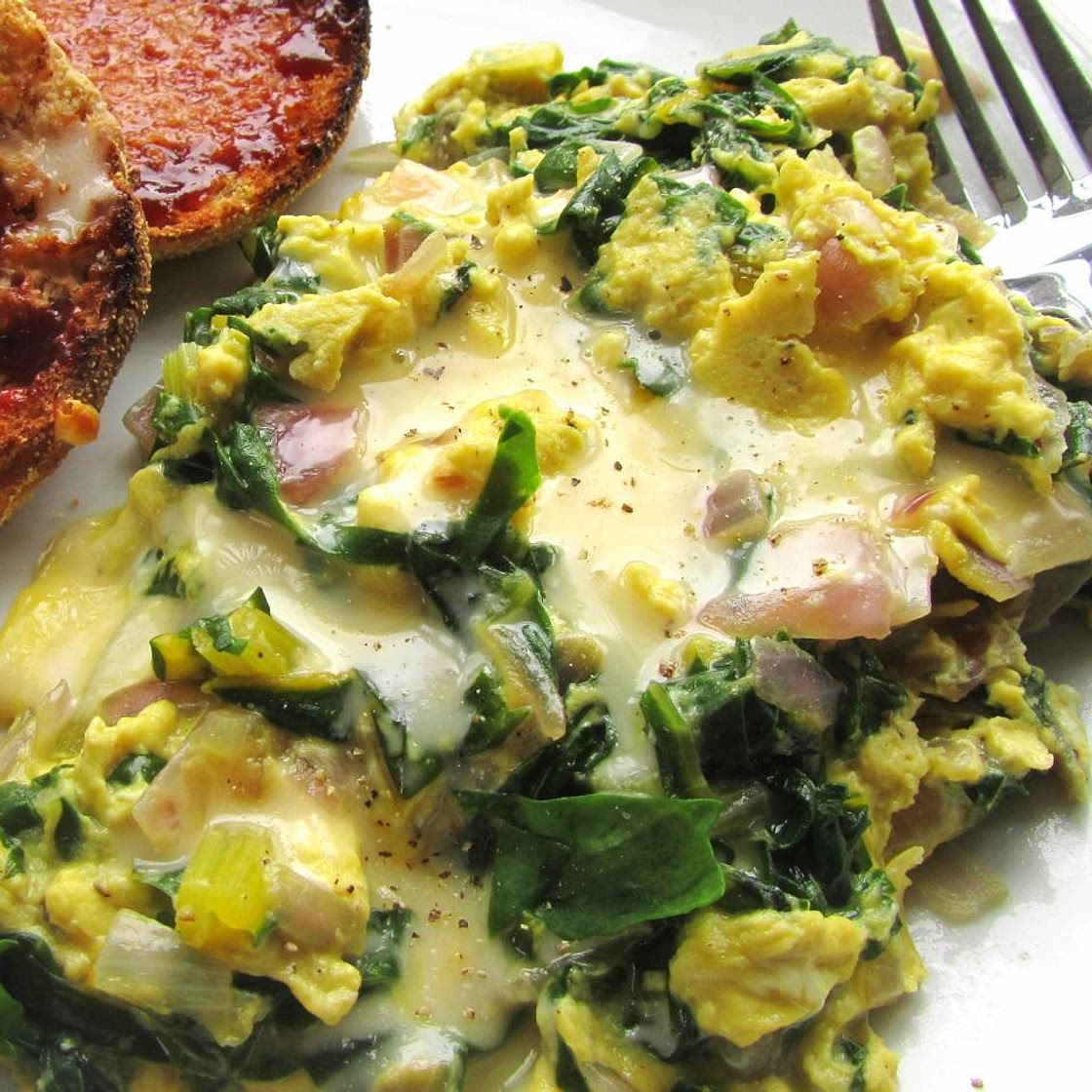 Receita de Acelga refogada com ovo