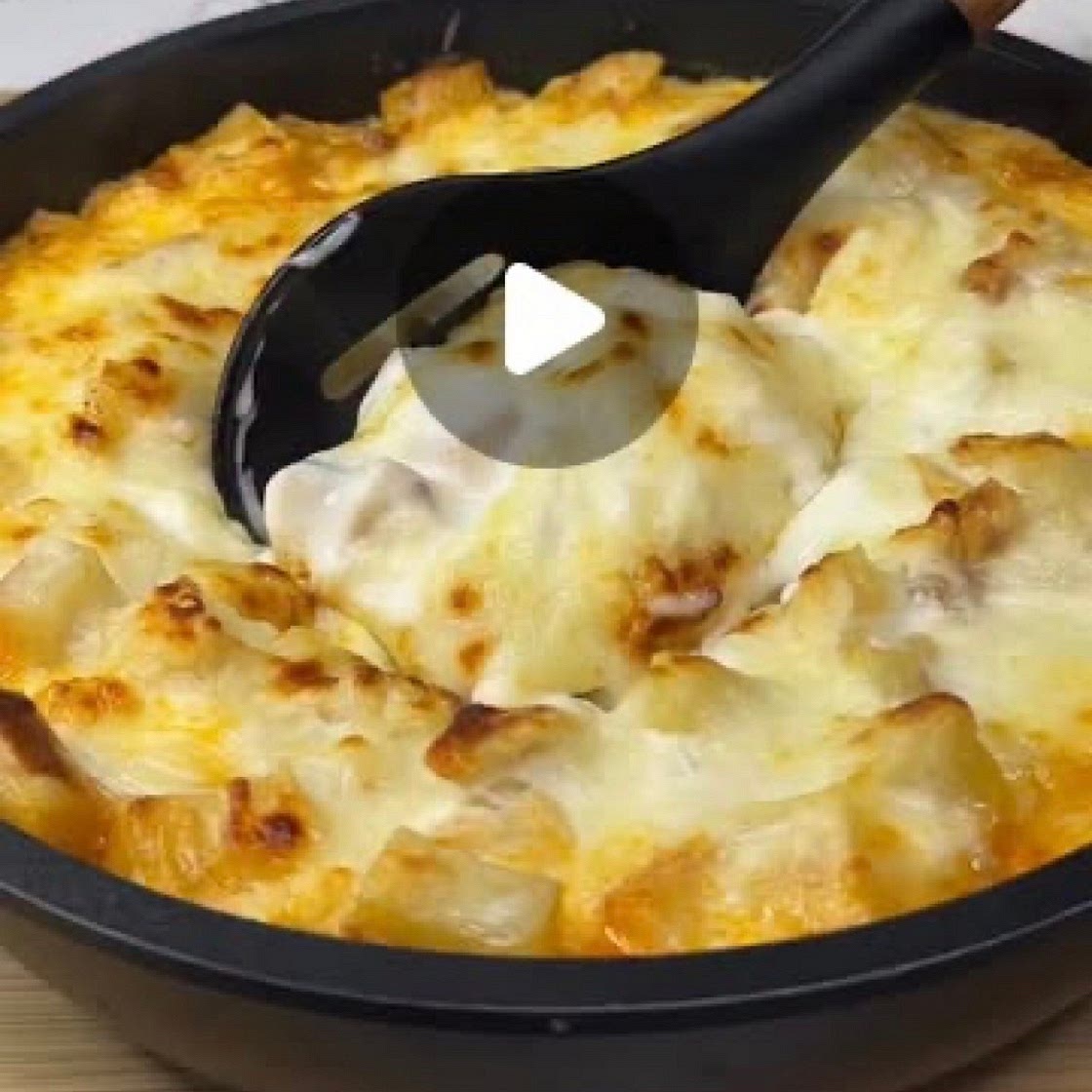 Batata à Bolonhesa Gratinada