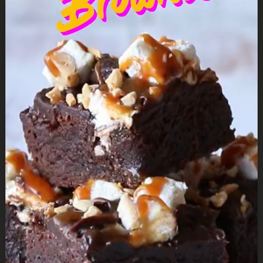 Brownies de Snickers