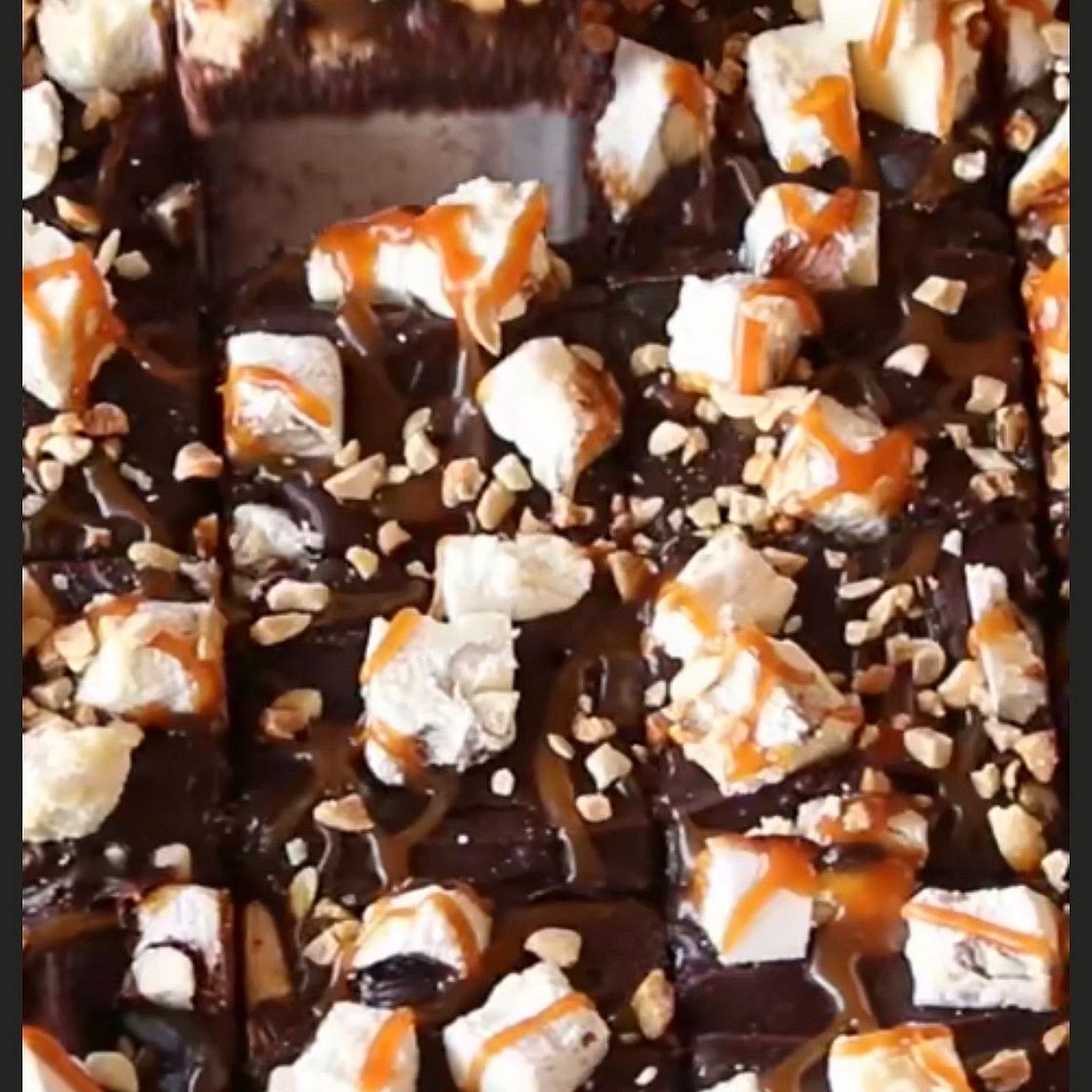 Brownies de Snickers