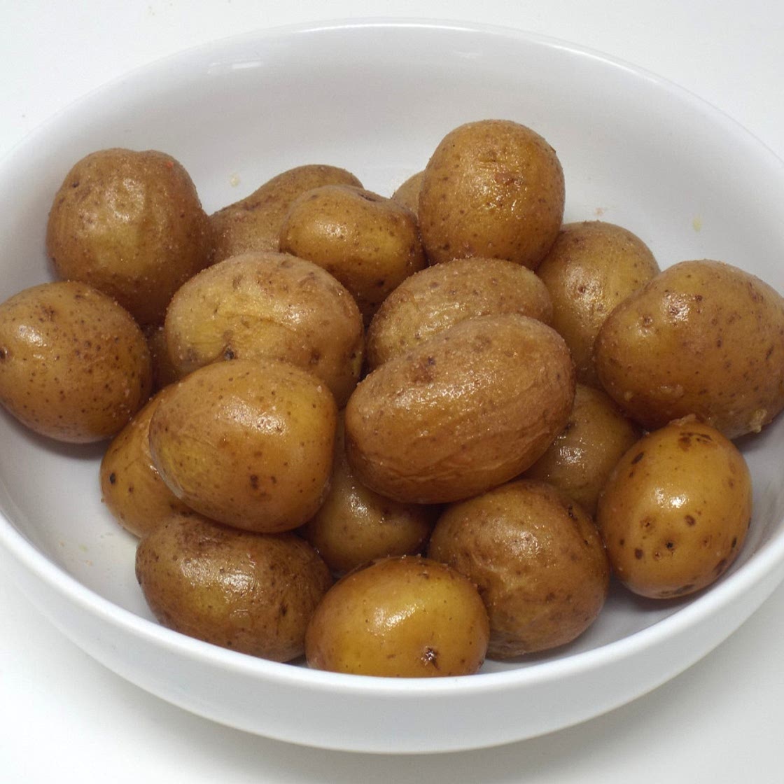 Garlic and Olive Oil Confit Potatoes