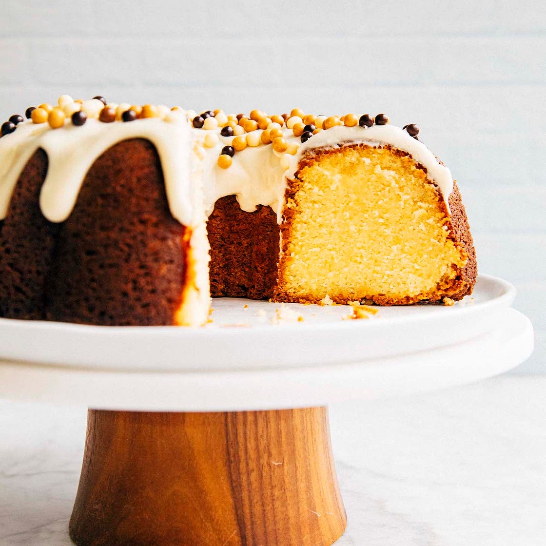 Banana Pudding Bundt Cake From Scratch (No Cake Mix!)