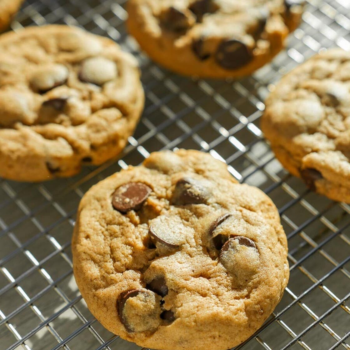 Vegan Pumpkin Chocolate Chip Cookies