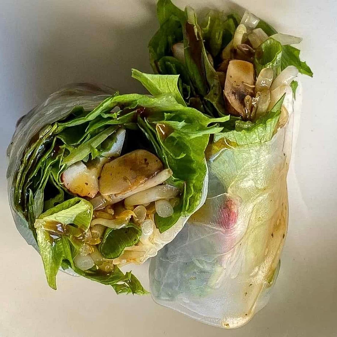Shroom & Crab Spring Rolls