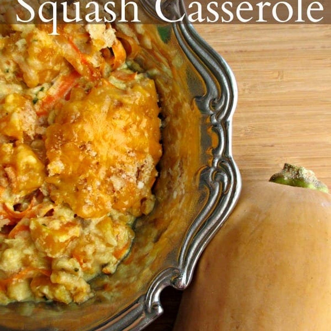 Crock Pot Squash Casserole Recipe with Wilton Armetale