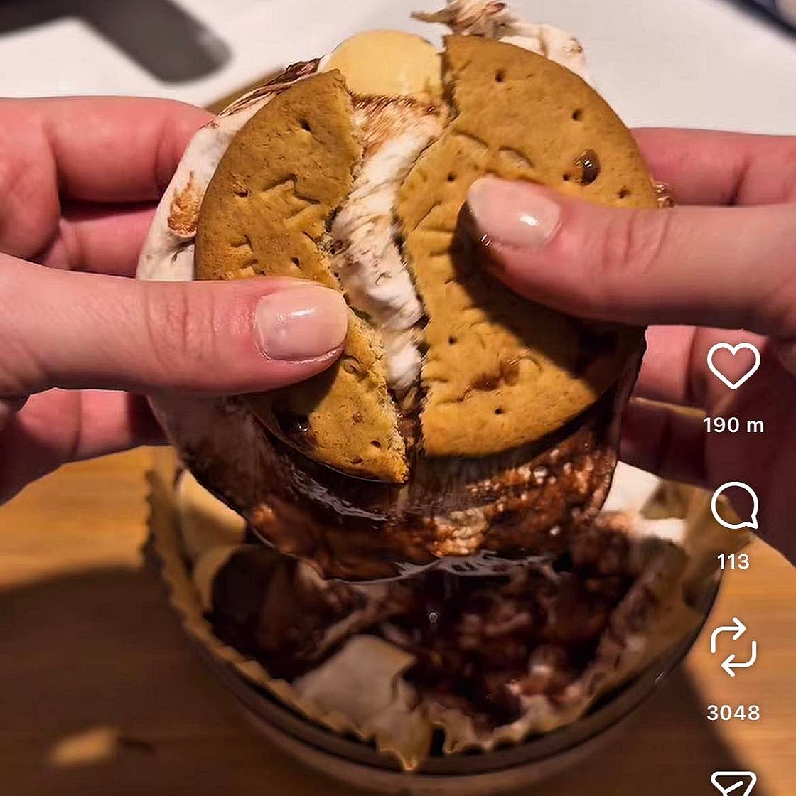 S’mores Rápidos na Air Fryer