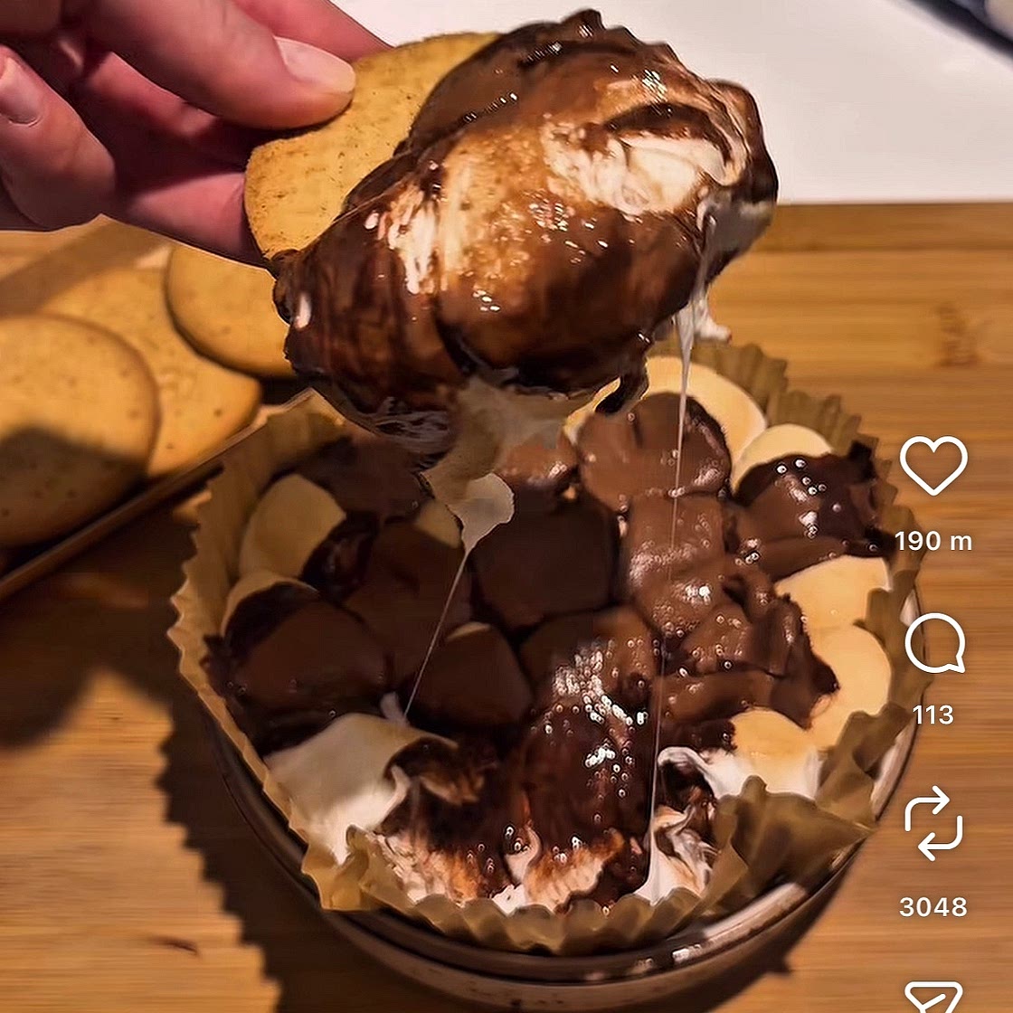 S’mores Rápidos na Air Fryer