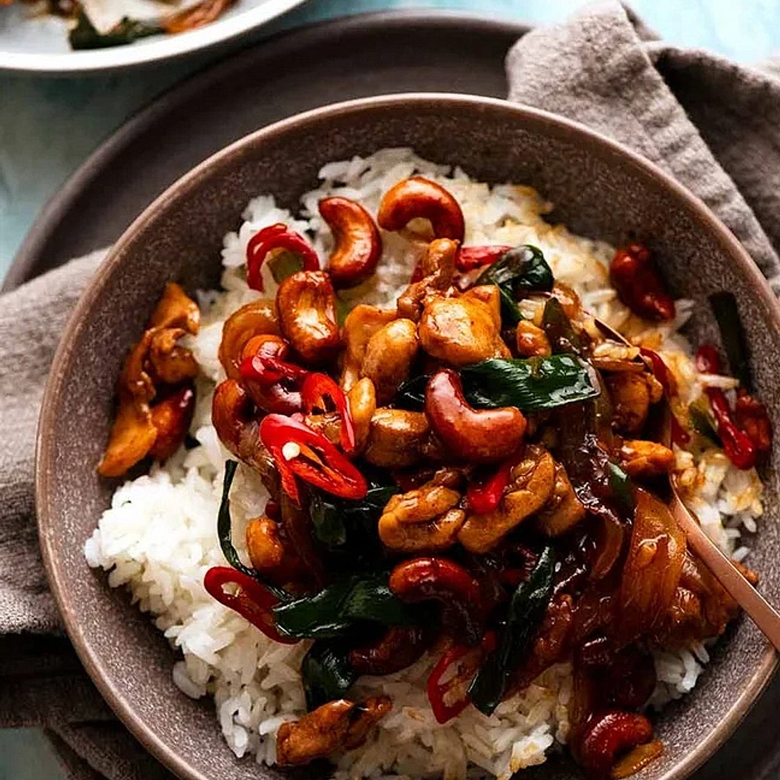 Thai Cashew Chicken Stir Fry