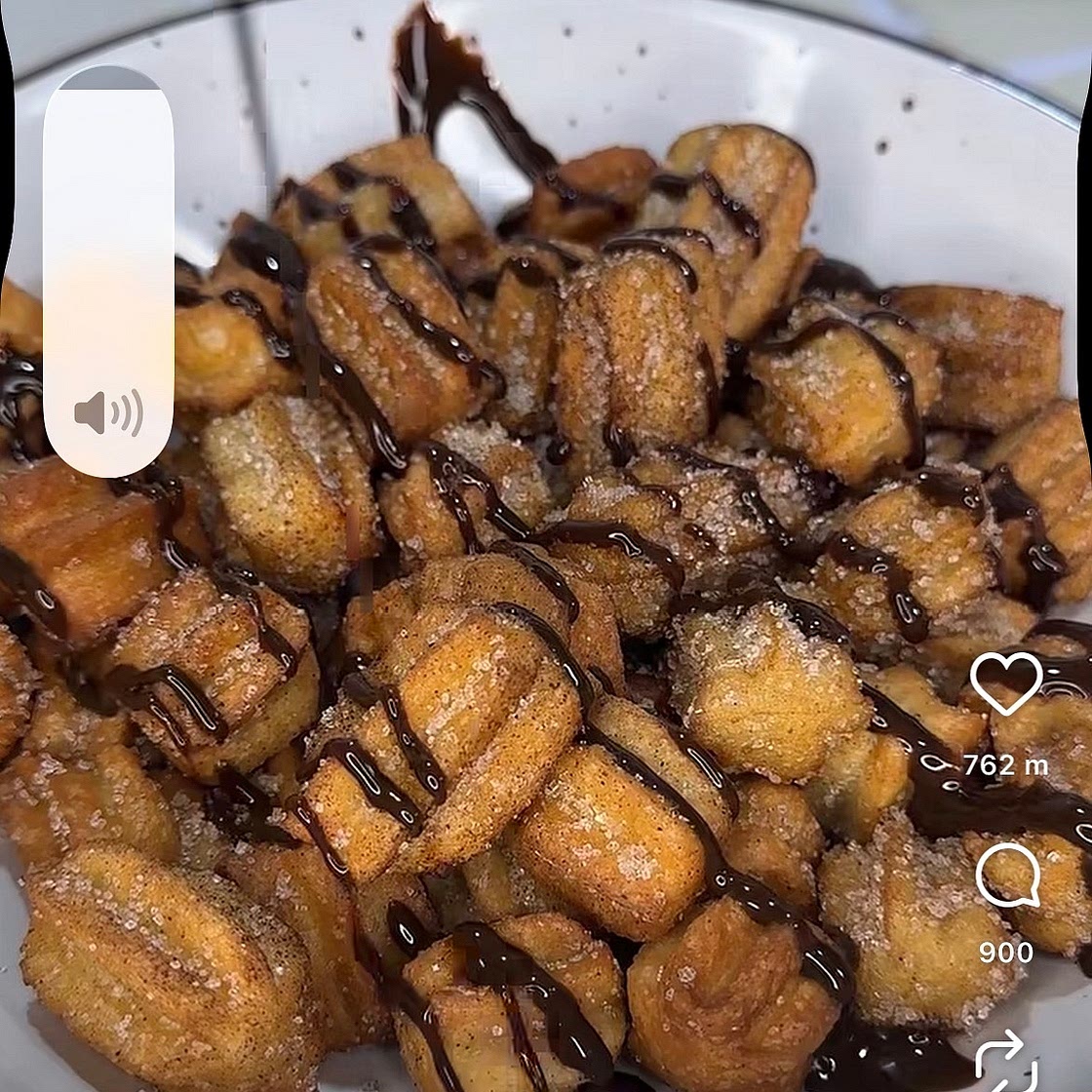 Mini churros rápidos