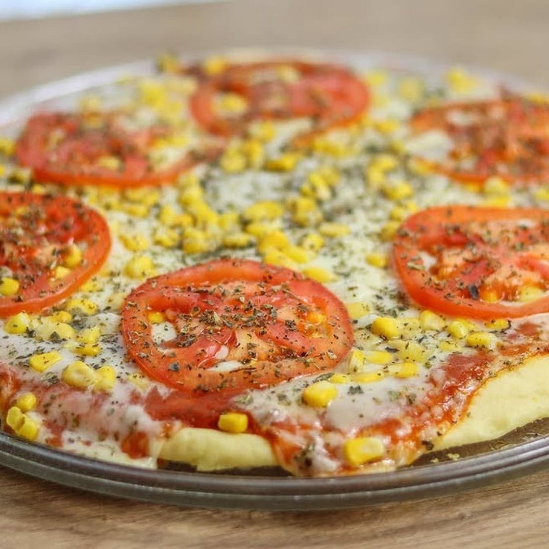Pizza de micro-ondas da Raissa