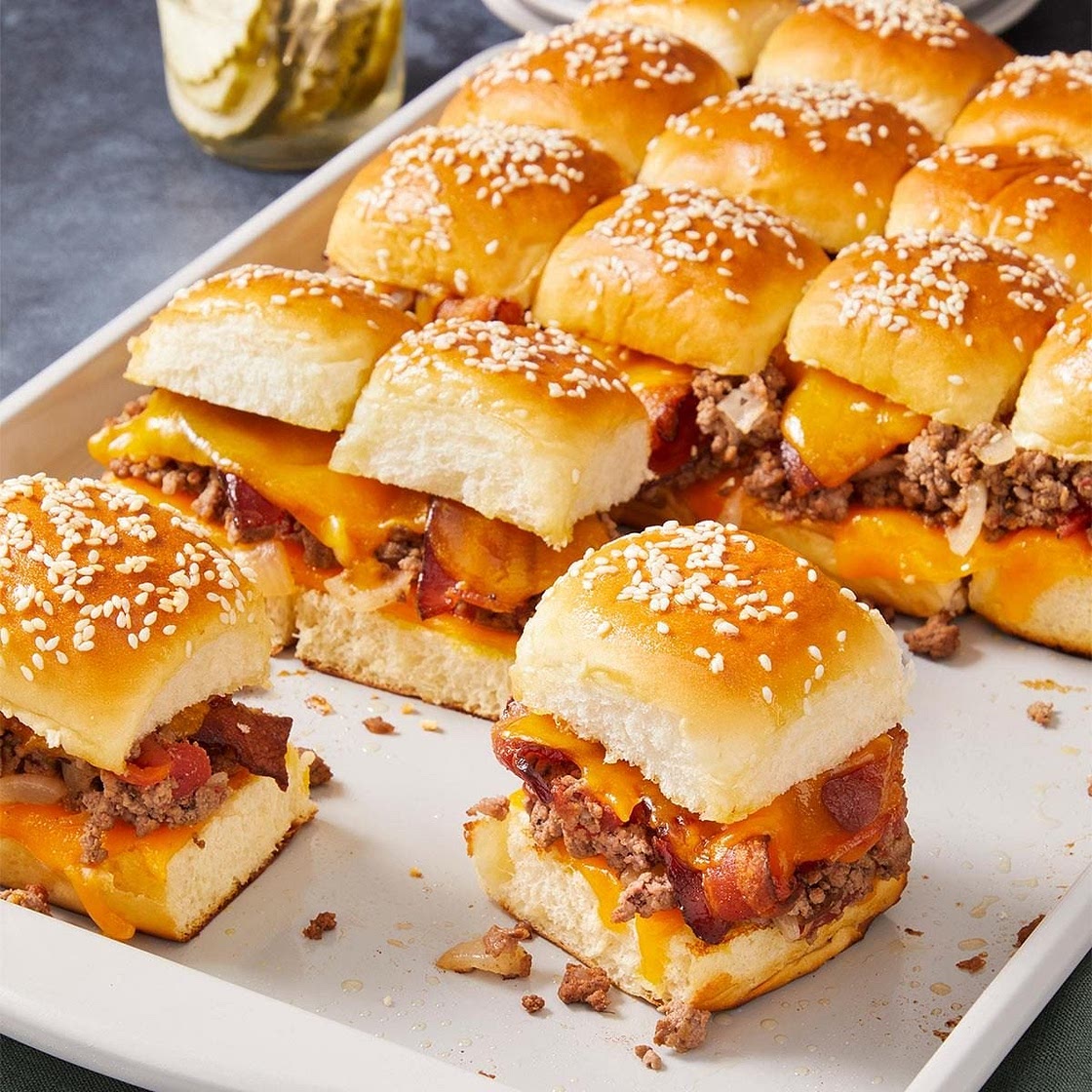Bacon Cheeseburger Sliders