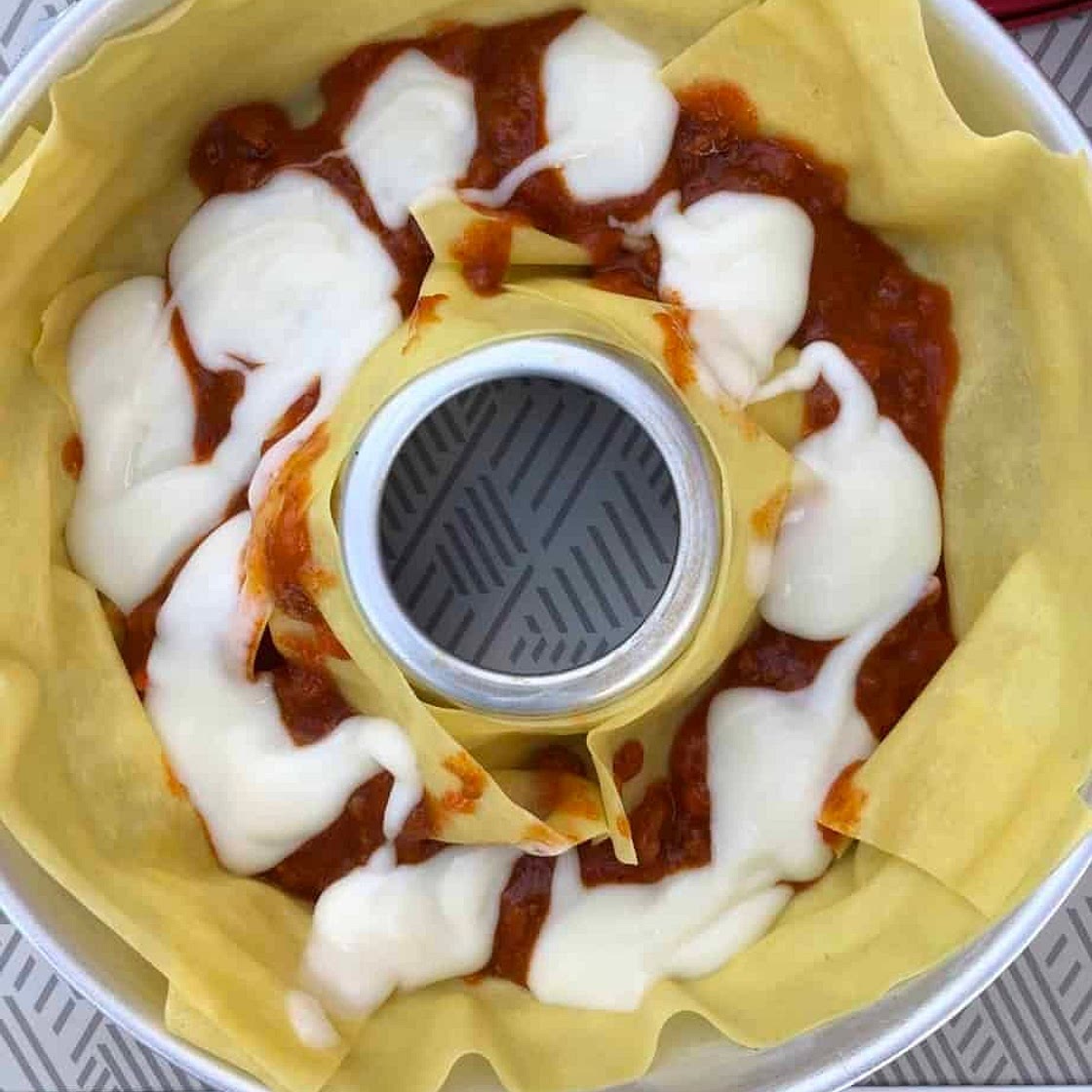 Lasagna in the Omnia Oven