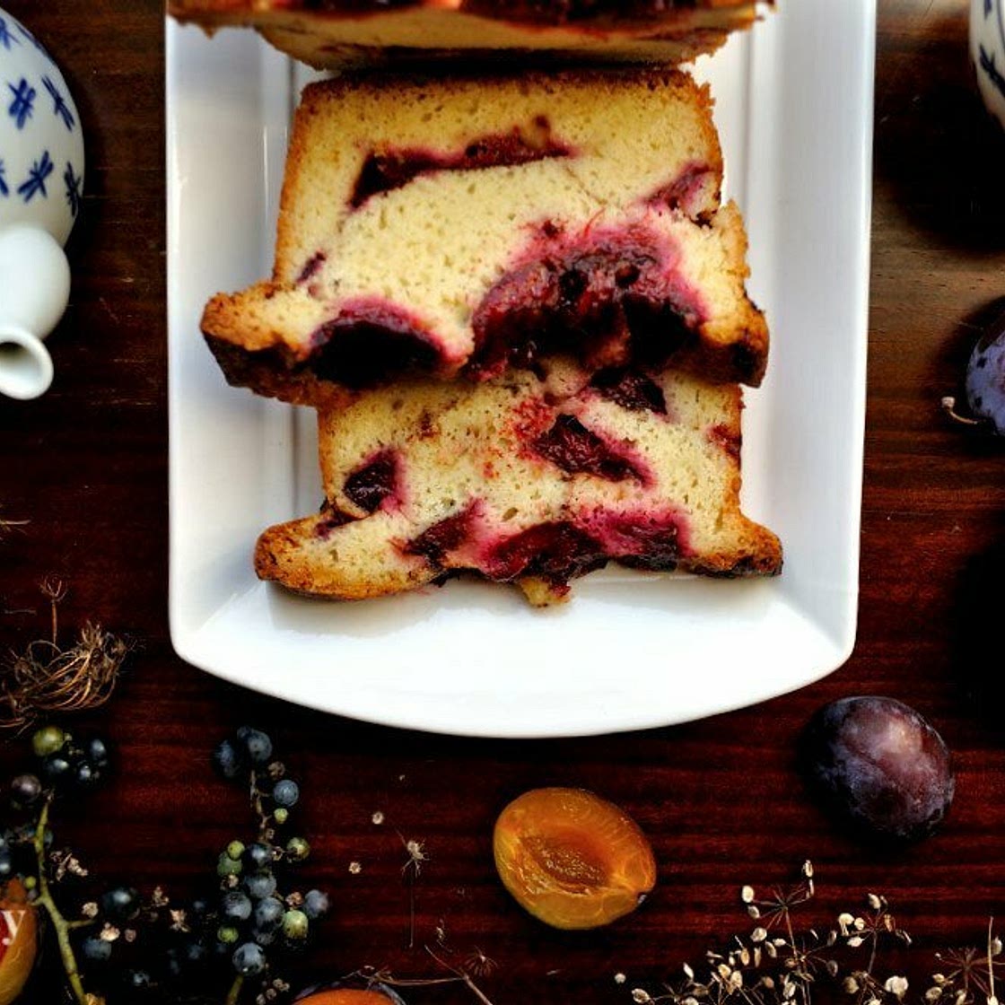 Plum Pound Cake