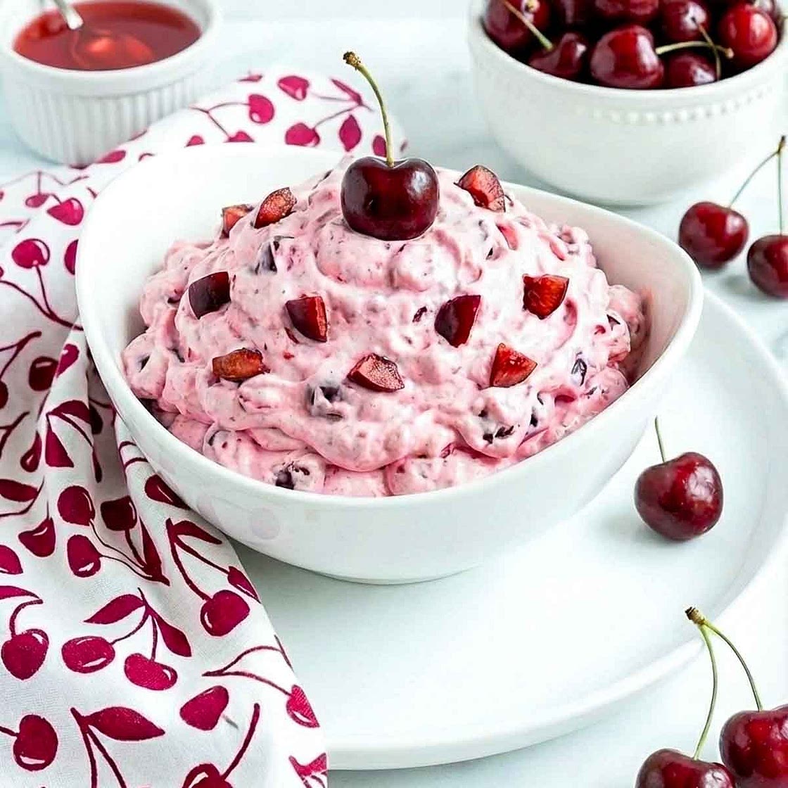 Cherry Cheesecake Fluff (Low-Carb and Keto)