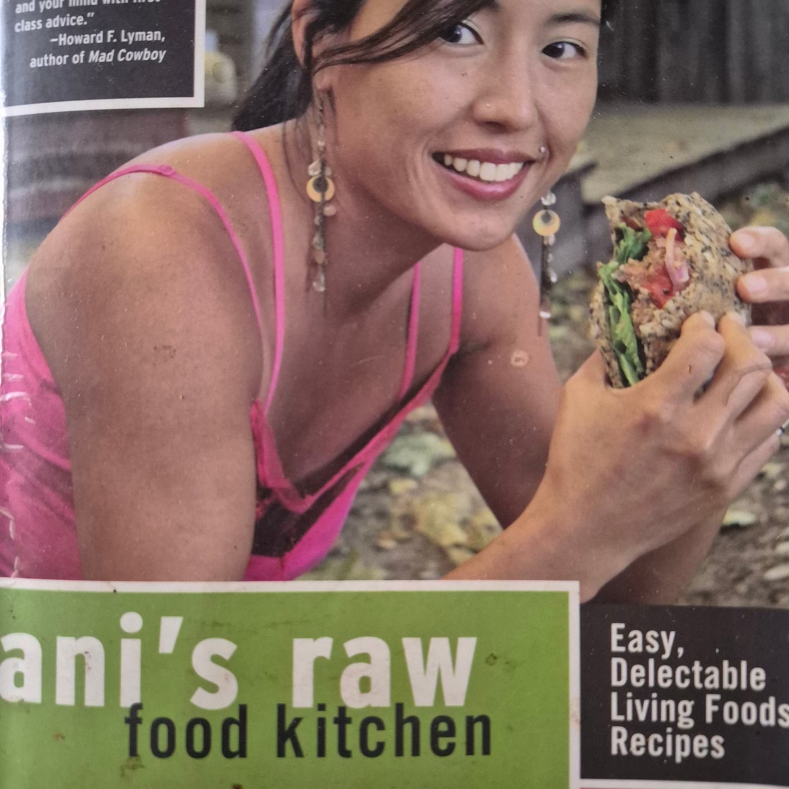 Black sesame Asian slaw with ginger cashew mayo