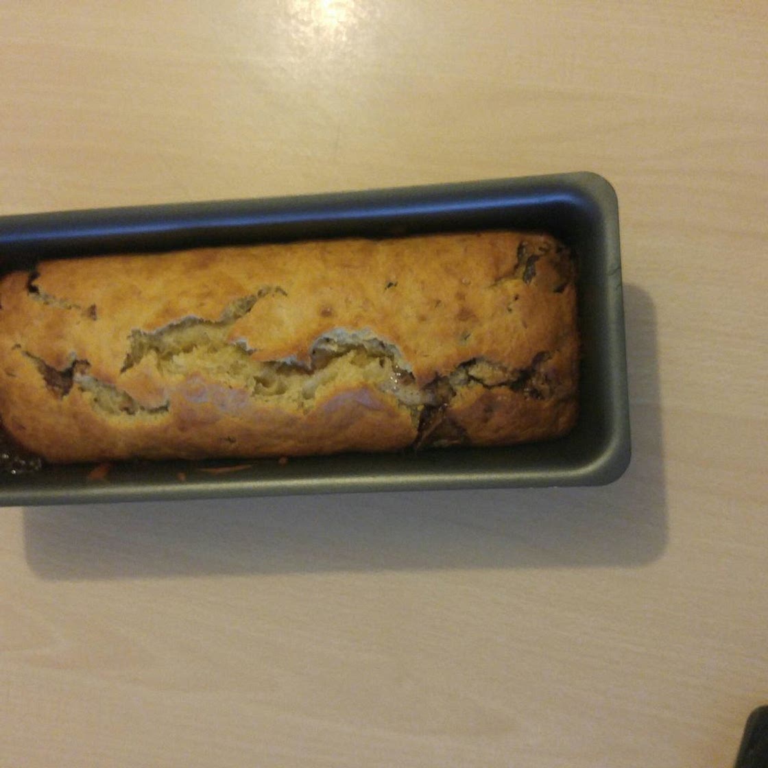 Cake à la banane et au chocolat sans oeufs