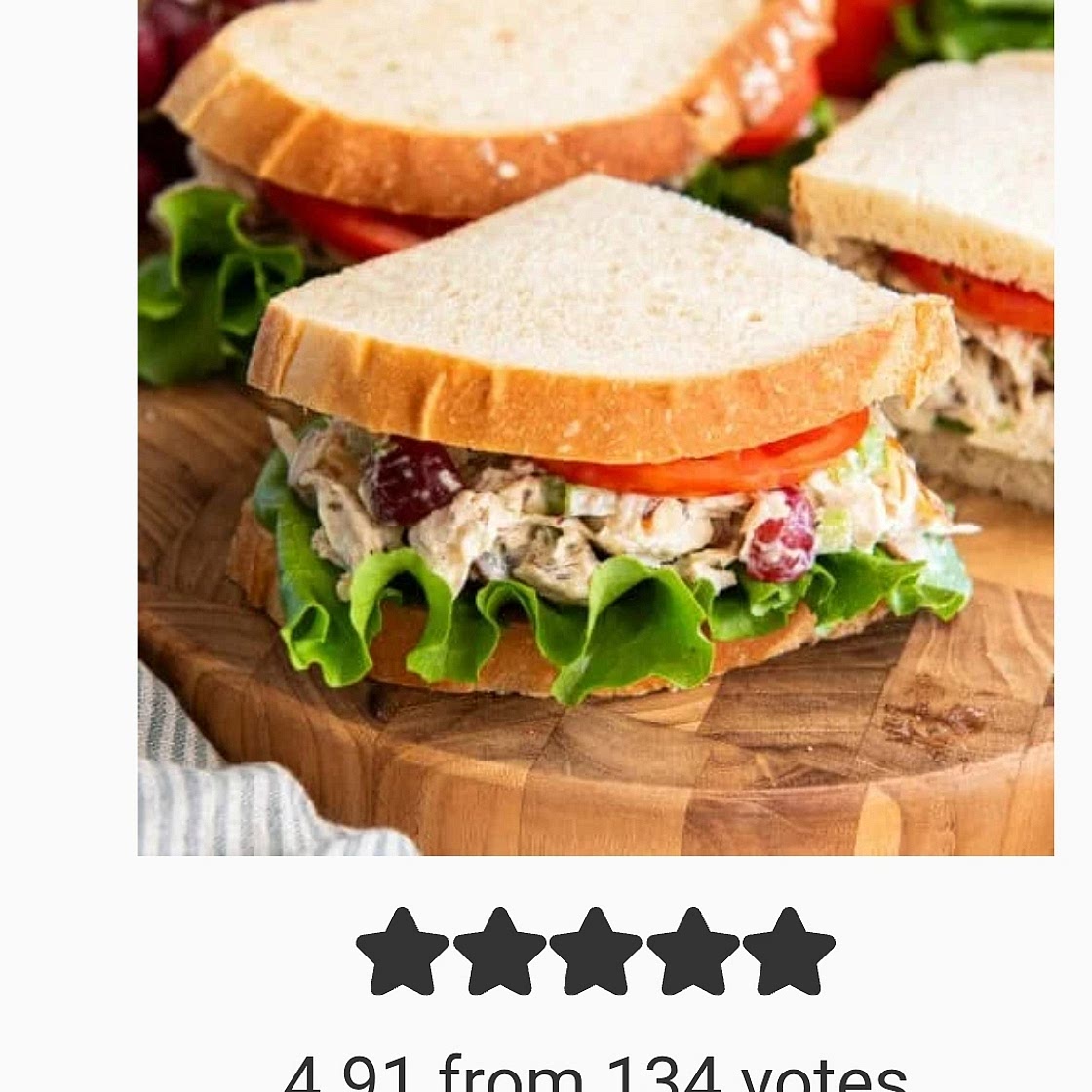 Chicken Salad for Sandwiches