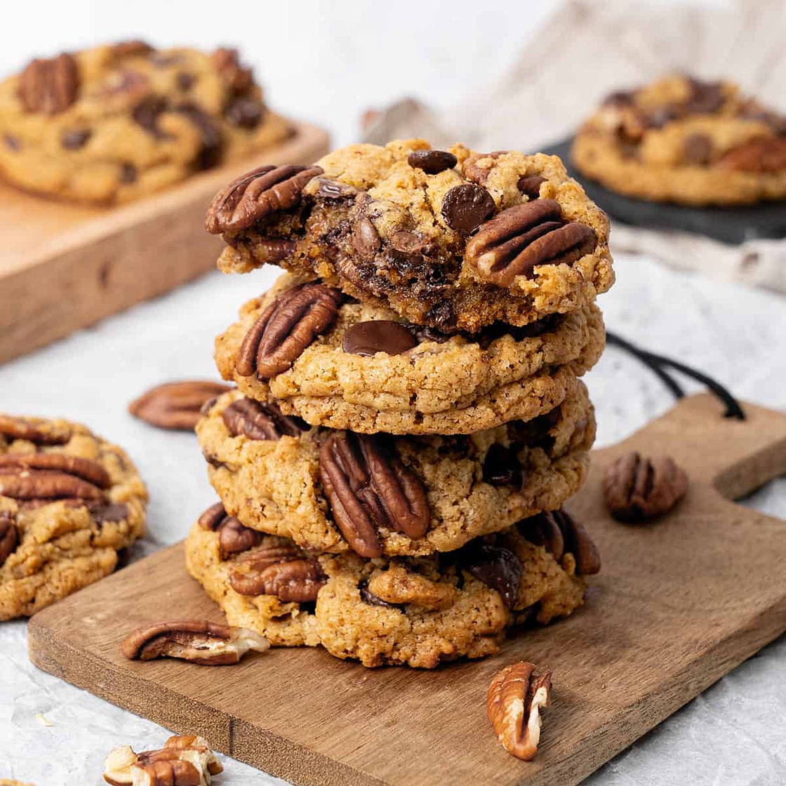 Brown Butter Pecan Chocolate Chip Cookies
