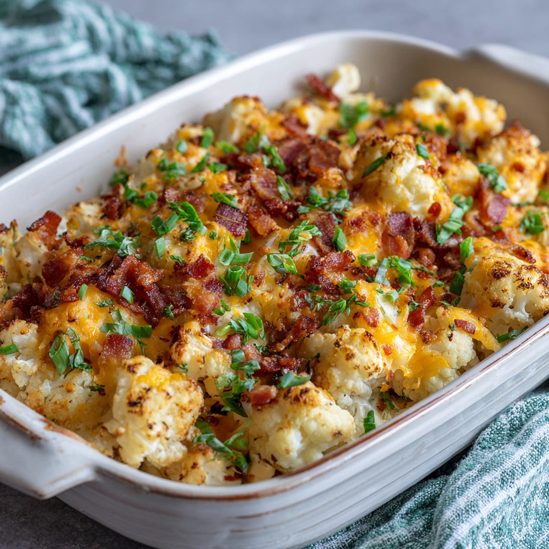Loaded Cauliflower Casserole