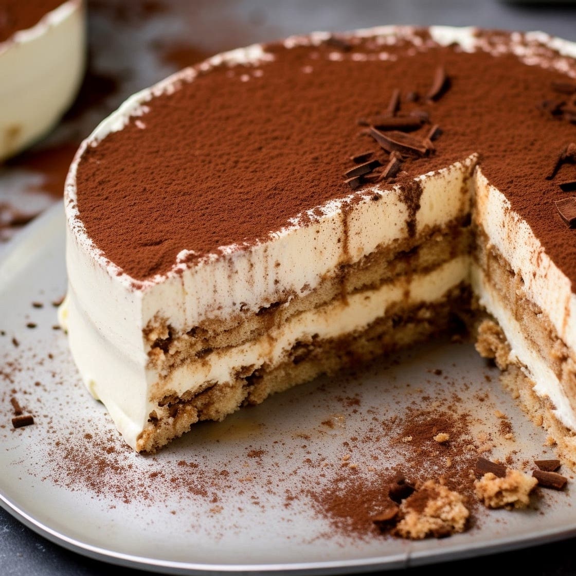 No Bake Tiramisu Cheesecake