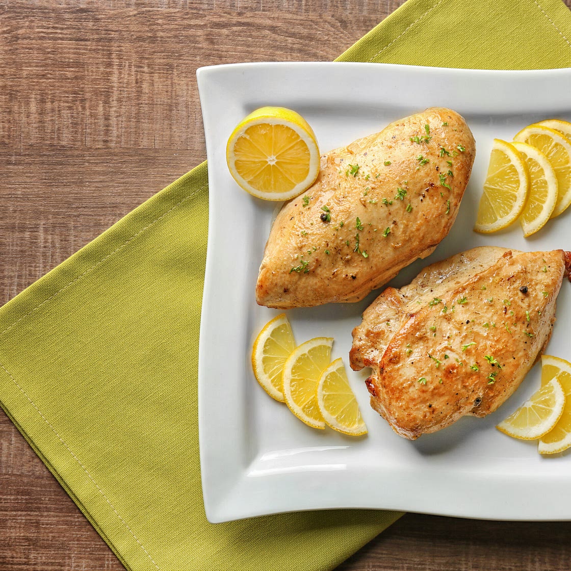Lemon Herb Chicken with Roasted Vegetables -