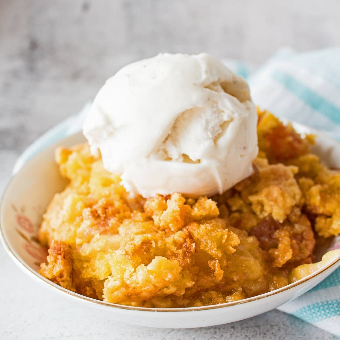 Apple Dump Cake Recipe (Cake Mix Cobbler)