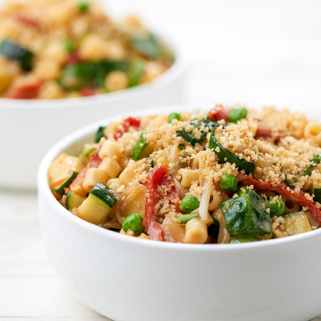 Ditalini Pasta Risotto with sun-dried tomatoes and spinach