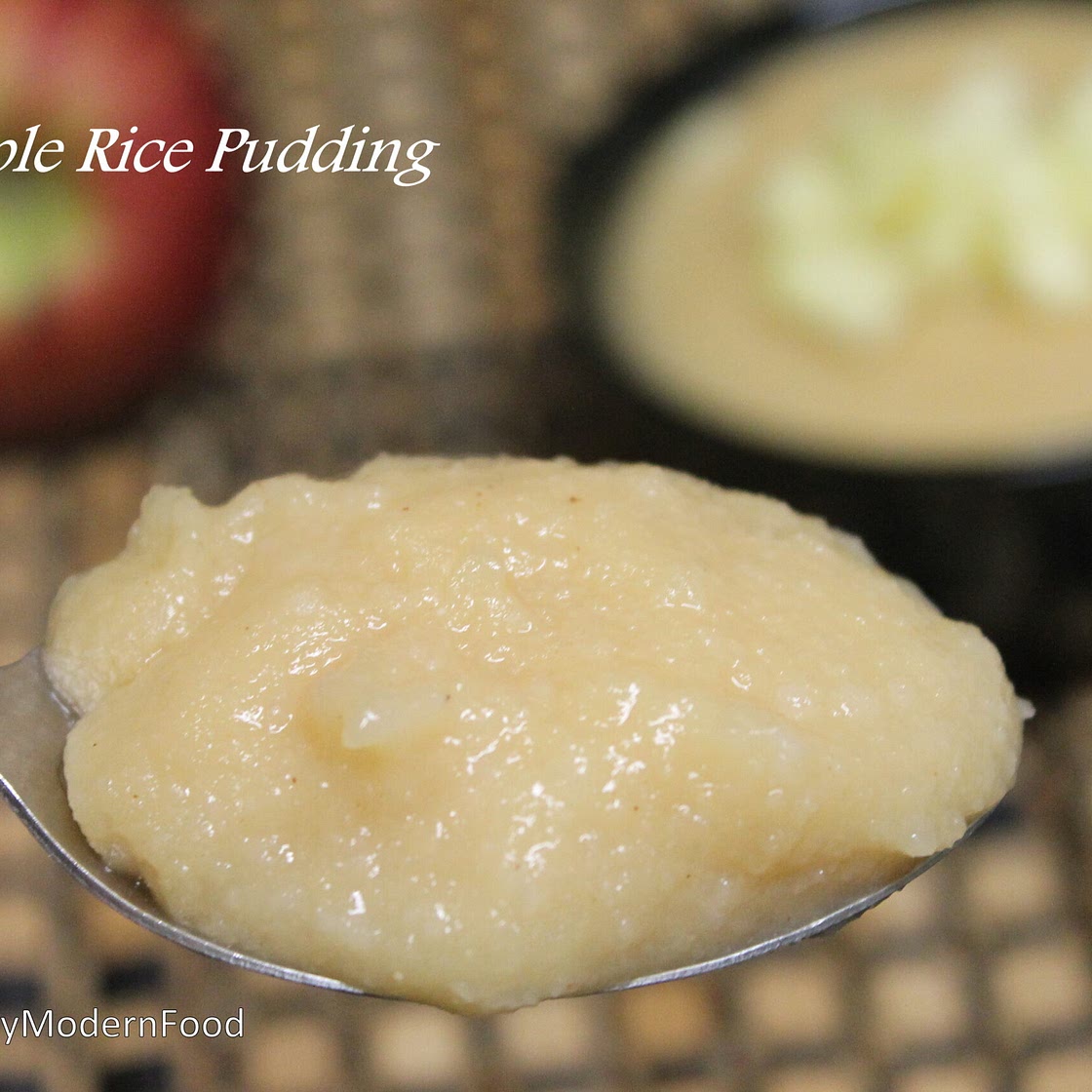 Apple Rice Pudding