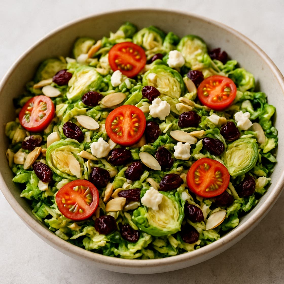 Healthy Brussel Sprout Salad | Recipe :