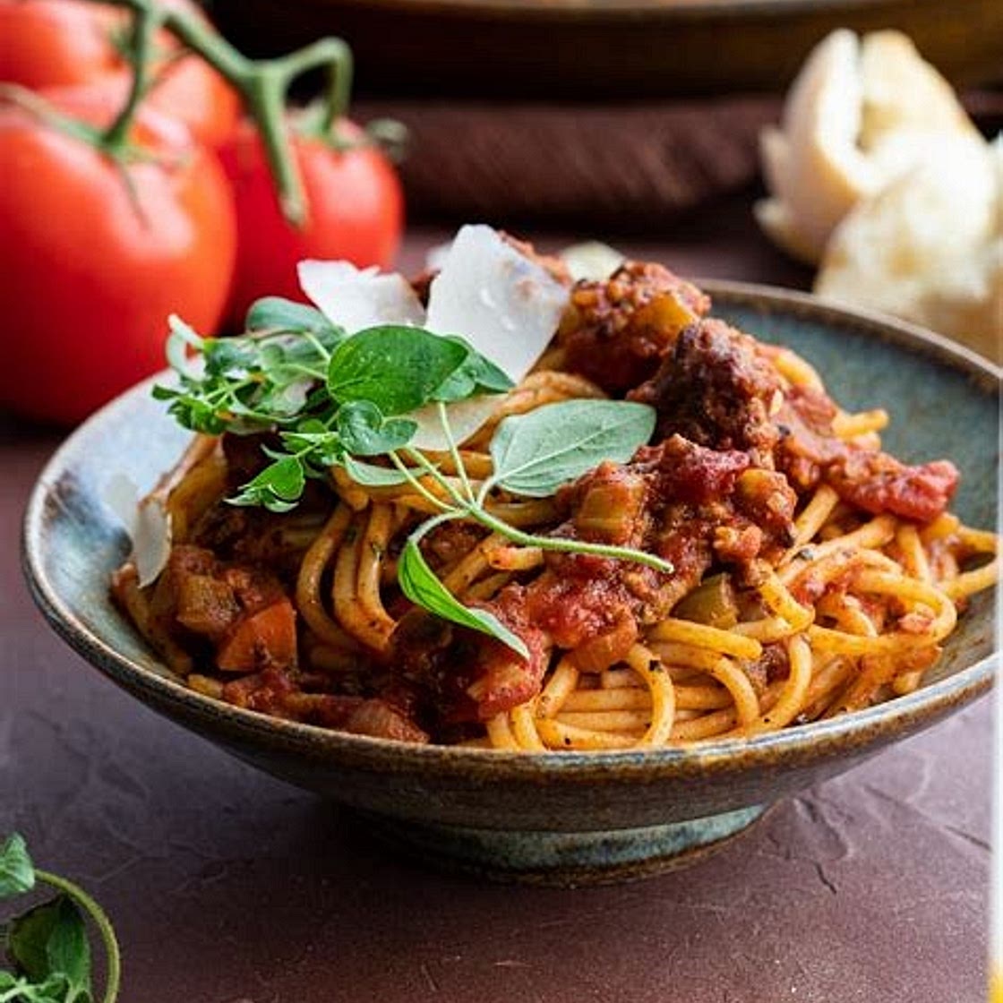 Diabetic & Heart-Friendly Spaghetti Bolognese