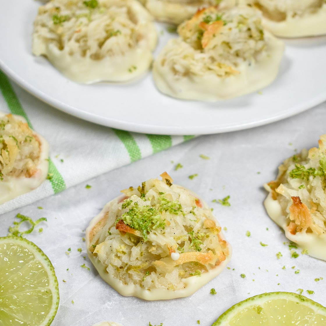 Coconut Lime Macaroons