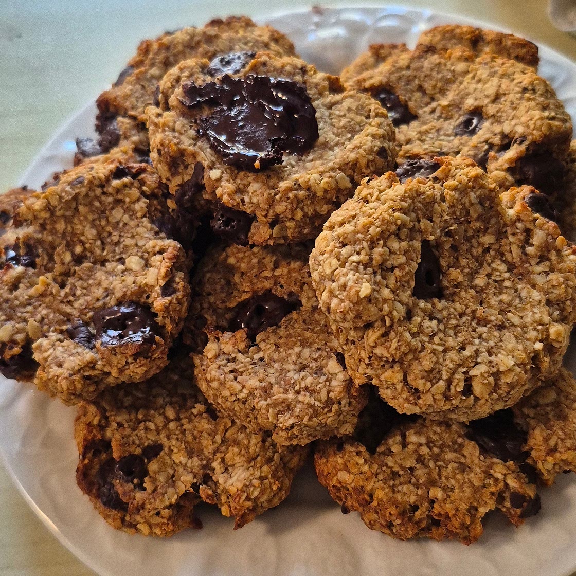 Banana oat cookies